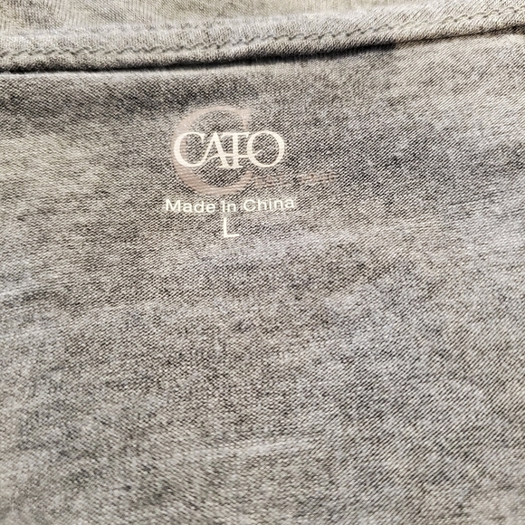 CATO Cold Shoulder Pumpkin Design Top Sz Large - Picture 6 of 12